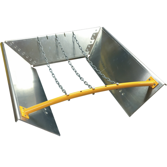 Infeed Hopper for Wheelbarrow